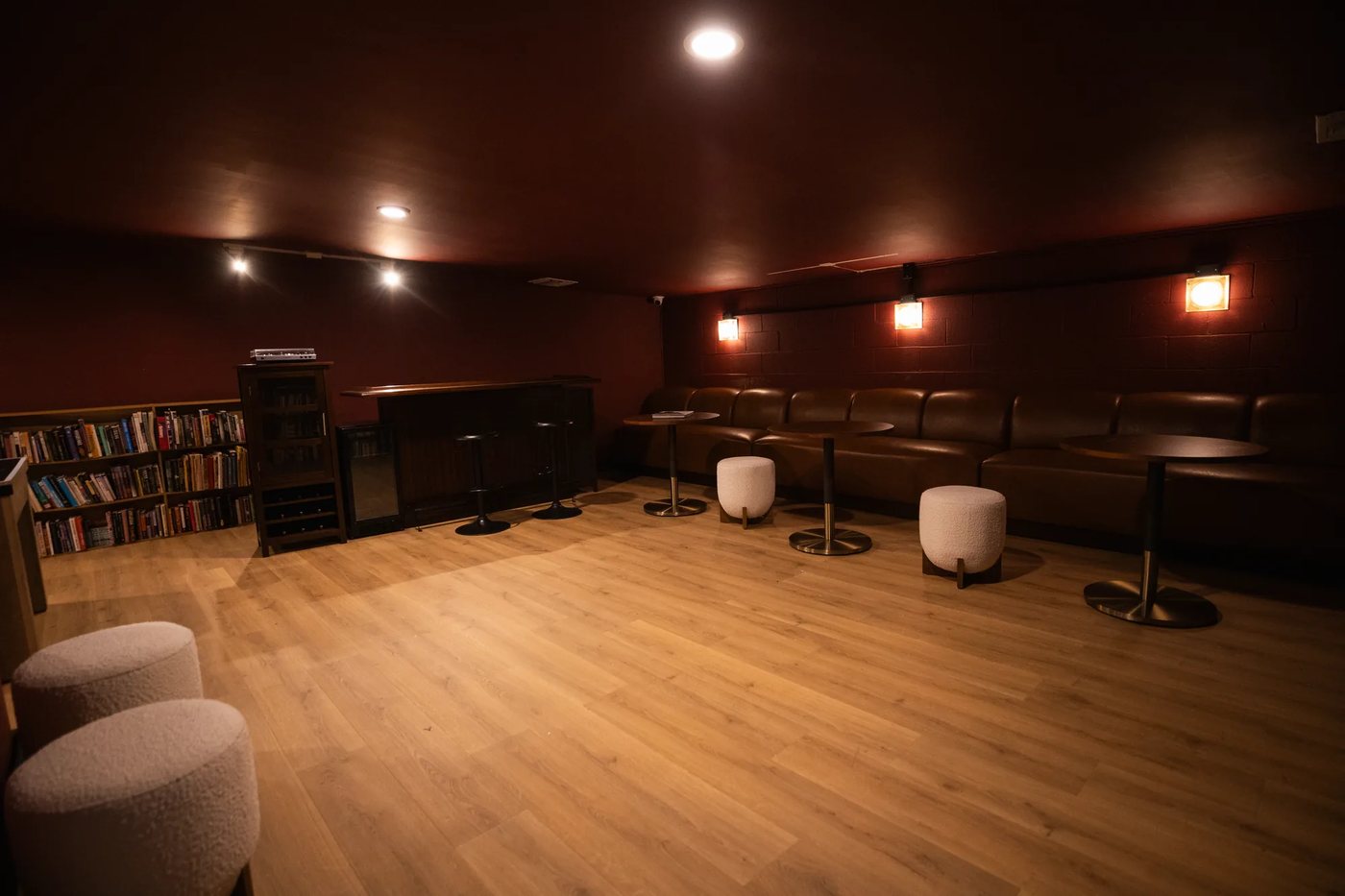 The members' lounge at The Recording Club